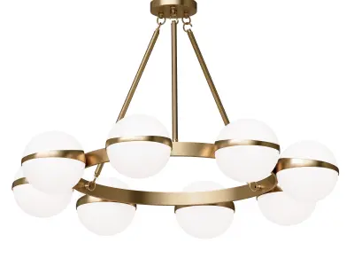 Chandelier LAON Low-poly 3D model