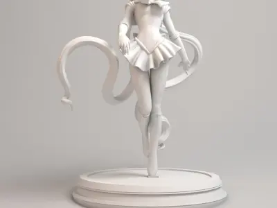 Sailor Moon - Serena figure 3D print model