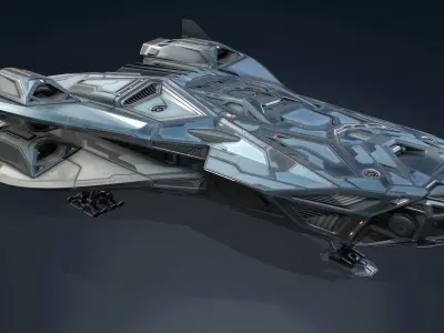  Sci-fi Spaceship PBR 
