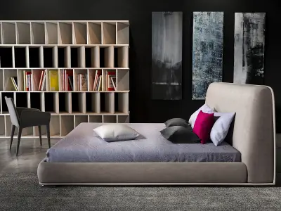 Bonaldo Amos alto bed 3D model