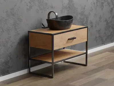 Modern Bathroom Furniture Design Free 3D model