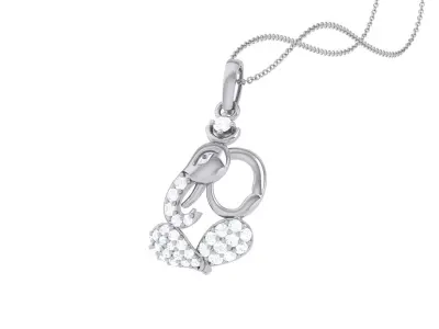 Spiritual Ganesha Pendant 3D print model