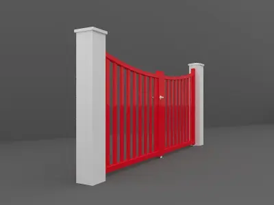 Outdoor Gate  3D model