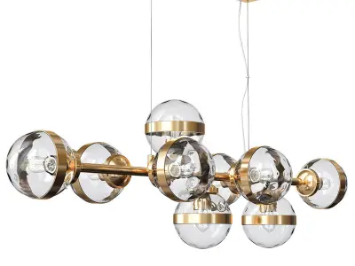 Greyson Chandelier 9 lamp 3D model