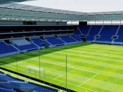 Pre Zero Arena  - Hoffenheim Germany 3D model