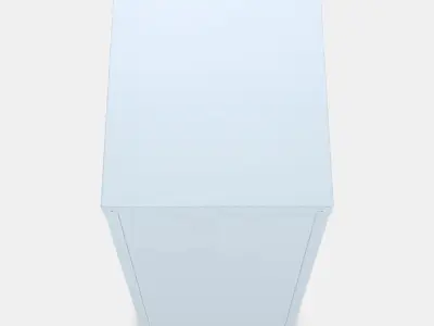 HELMER HELMER Drawer unit with casters Low-poly 3D model