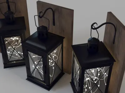 Tinker Bell Inside Of Lantern 3D model