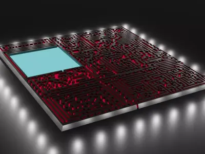 Maze of Blue Door Low-poly 3D model