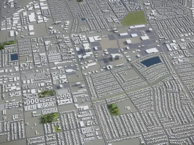 Torrance  Low-poly 3D model