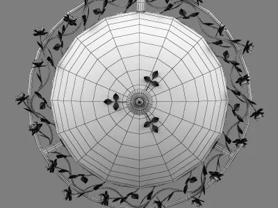 785530 Aiola Lightstar Ceiling Lamp 3D model