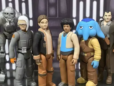 skeleton crew star wars vintage toy kenner 3D print model