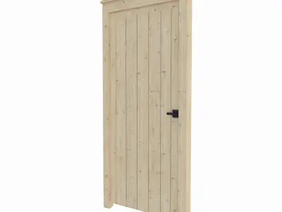 Gate Wood Outdoor 3D model