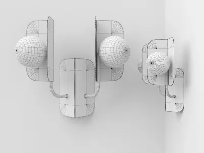 Hanemily Wall Light 3D model