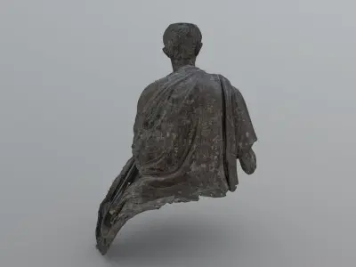 Statue of the Emperor Augustus - photogrammetry 3D model