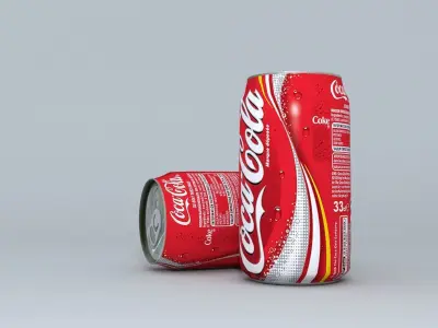 Cold Drinks Low-poly 3D model