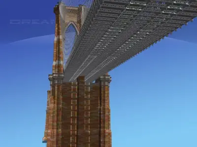 Brooklyn Bridge 3D model