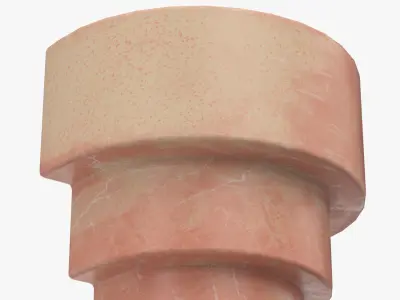 Logan Ceramic Wall Light PBR 3D model