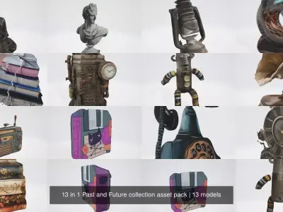 13 in 1 Past and Future collection asset pack