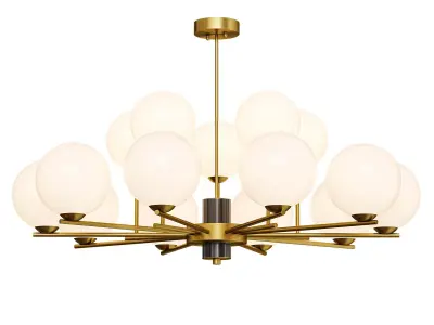 VERNER 10 lamps Low-poly 3D model