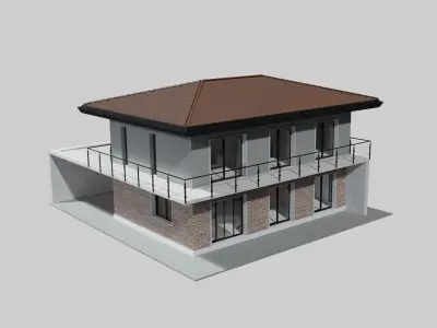 Modern Villa House 3D model