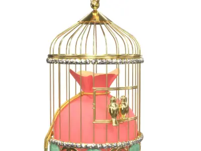 Birdcage Handbag Low-poly 3D model