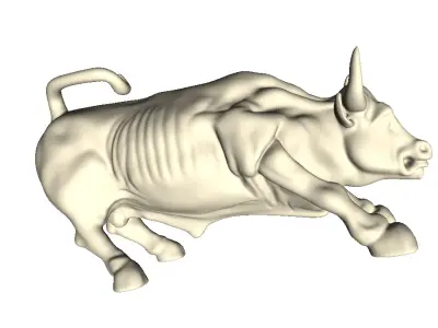 Wall Street Bull 3D print model
