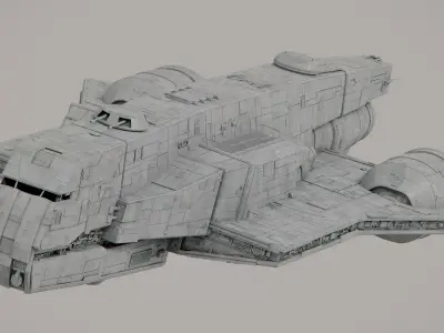 Gozanti-class Imperial Cruiser - Star Wars 3D model