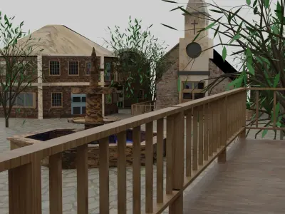 Medieval City 3D model