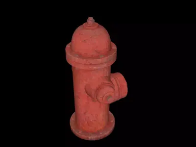 New York  Hydrant  Low-poly 3D model