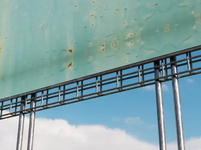 Outdoor Billboard - Low Poly 3D Model Free low-poly 3D model