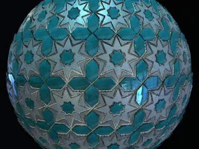 Tile persian Texture