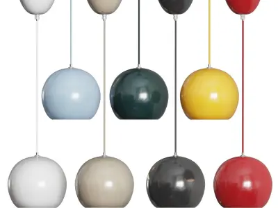  Topan VP6 Lamp Verner Panton 3D model