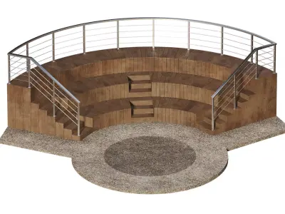 Summer Theater 3D model