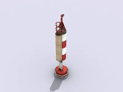 Big Port Light Low-poly 3D model