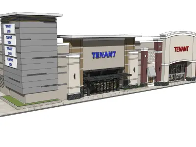 Double loaded retail boxes - Generic 3D model