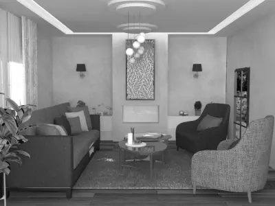 LIVINGROOM DECORATION 3D print model