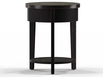 Storage End Table Low-poly 3D model