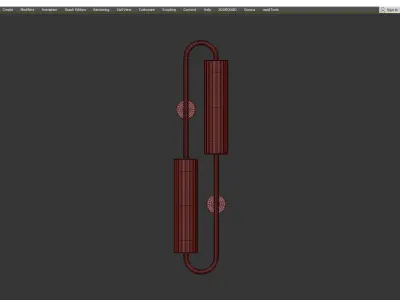 LUCINA WALL Low-poly 3D model