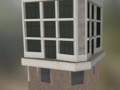 building 14 Low-poly 3D model buy