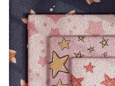 Kids Carpet Set 31 3D model