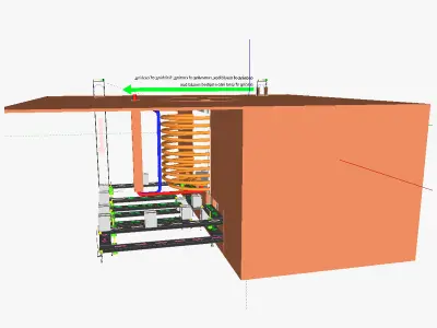 Modular kiln 3D model