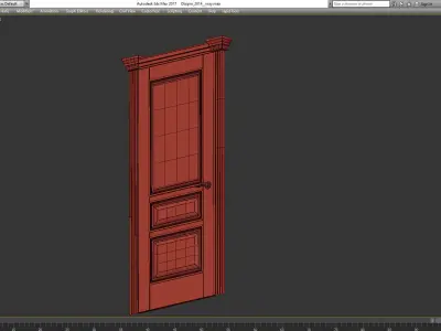 Interior Doors 3d model Low-poly 3D model buy
