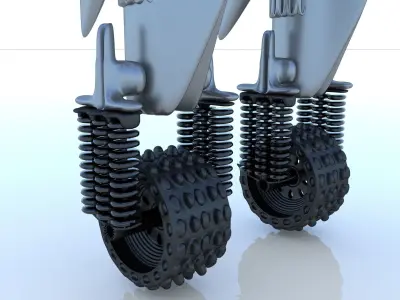 Robot Cyborg Game Caracter Sci Fi 3D model