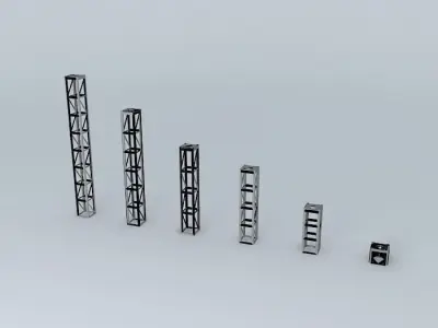 TRUSS tall metal structure Free 3D model