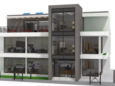 Office Building 3D model