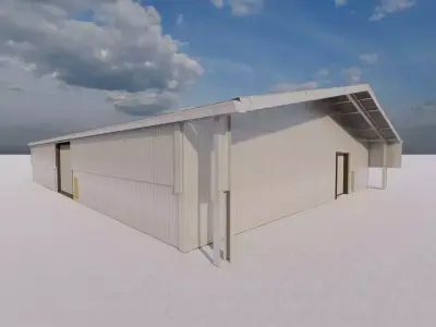 Warehouse-Warehouse Building 3D model