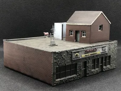 Satriale Pork Store - Sopranos Model PRE-SUPPORTED 3D print model