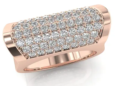 Small fancy mans ring 3D print model