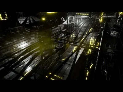 ScifiFactory Low-poly 3D model