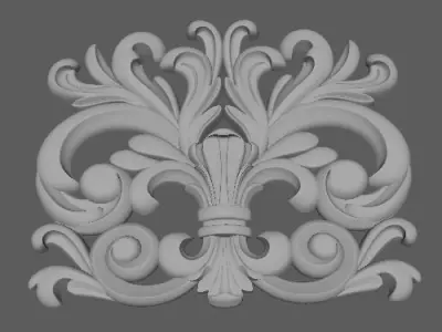 Decor for furniture 3D model 40